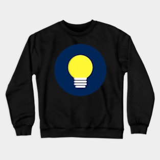 Electrical enginieer design light design bulb Crewneck Sweatshirt